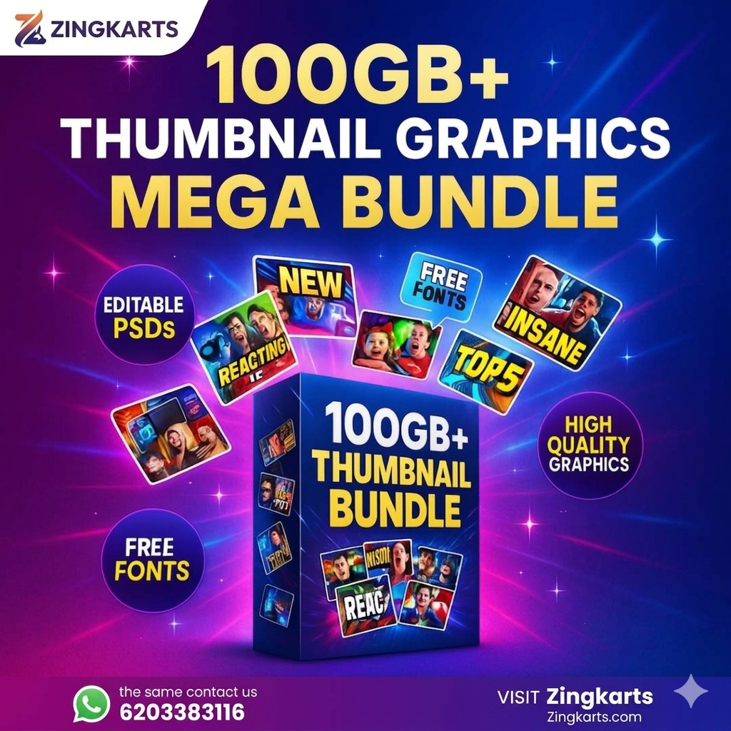100GB+ Thumbnail Graphics Mega Bundle